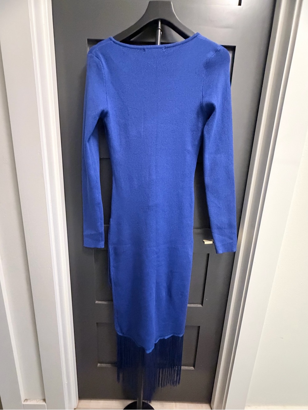 New Look - Fringe Knit Midi Dress